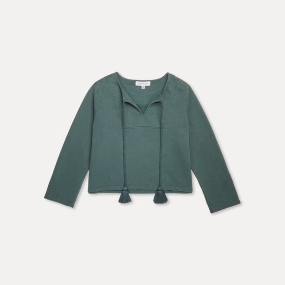 Something Navy Tops - Something Navy Tassel Sweatshirt